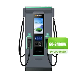 120-240kw commercial dc ev fast ev charger 200kw 200 kw 180kw 120kw 150kw 100kw charging station with advertisement display