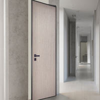 Porte intérieure contemporaine de style américain dans la maison bureau hôtel porte en bois de style concis jolie porte en bois massif intérieur