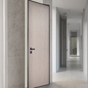 Porte intérieure contemporaine de style américain dans la <span class=keywords><strong>maison</strong></span> bureau hôtel porte en bois de style concis jolie porte en bois massif <span class=keywords><strong>intérieur</strong></span> - Product Image 3