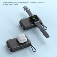 Chargeur portable magnétique 10000mAh avec câble Type-C intégré, charge rapide sans fil pour plusieurs appareils