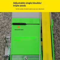 Semoir portable pour maïs, soja et légumes ; Planteur manuel avec application d'engrais