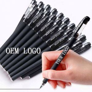 Xd81 Made Frosted Carbon 0.5Mm Business Signature Office Student Examination Gel <b>Pen</b> Plastic <b>Waterproof</b> Custom Promotional Gifts - Product Image 1