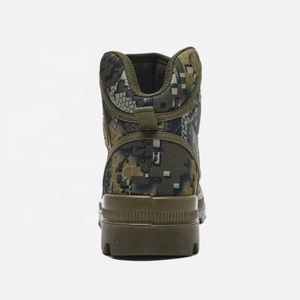 Bottes montantes décontractées pour hommes, camouflage, respirantes, imperméables, légères, en polyester, à lacets, pour l'extérieur, vente en gros - Product Image 4