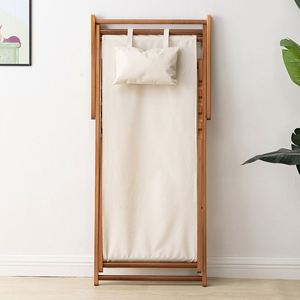 Chaise longue pliante en bambou de style chinois avec fonction de couchage pour une utilisation en extérieur, camping, balcon et cour - Product Image 6