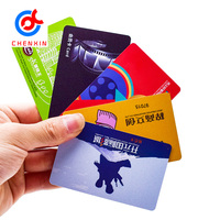 Pas cher Prix RFID NFC 13.56mhz HF F08/ M1 PVC Plastique Sans Contact Smart IC Carte Puce Imprimable Carte de Paiement Prépayée