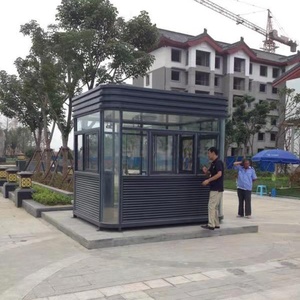 Cabina per Fumatori con Struttura in Acciaio Moderna, Consegna Diretta dal Magazzino, Postazione <span class=keywords><strong>di</strong></span> <span class=keywords><strong>Guardia</strong></span> Esterna per Parcheggi Comunitari - Product Image 4