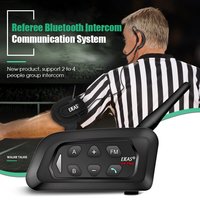 Casque d'intercom professionnel pour arbitres Ejeas V4C Plus pour système de communication inter-arbitres (4 arbitres)