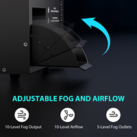 1000W DMX512 연기 기계 3L 대형 연료 탱크 원격 제어 물 기반 안개 오일 안개 효과 기계 파티 디스코 웨딩 DJ