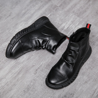 Bottes Martin à la mode exclusives transfrontalières pour hommes, sport décontracté, tige en cuir ultra-fibre, grande taille, nouvelle semelle en caoutchouc antidérapante
