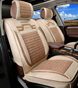 Coussins et housses de siège de voiture universels en lin pour toutes les saisons, vente en gros - Product Image 2