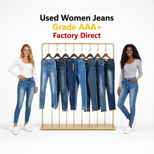 <strong>Clearance</strong> <strong>Sale</strong> Used Women Jeans Wholesale Bales Grade a Ladies Long Denim Pants Mixed Style Premium Quality Bales - Product Image 1