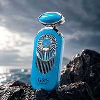 Flacon de parfum de luxe en verre, nouveau design carré unique, 30 ml/50 ml/100 ml, flacon de parfum avec couleurs et emballages personnalisés
