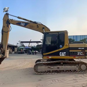 Excavatrice d'occasion CATERPILLAR 312B, excavatrice d'occasion E120B, matériel de construction Cater, excavatrice de taille moyenne CAT12-TONS en stock - Product Image 3