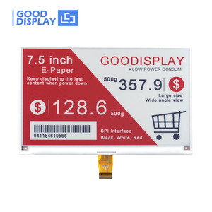 Module d'affichage E-Paper tricolore rouge, noir et blanc GDEY075Z08 de 7,5 pouces, rafraîchissement partiel rapide en 1,3 seconde, écran E-Ink SPI à très faible consommation - Product Image 1