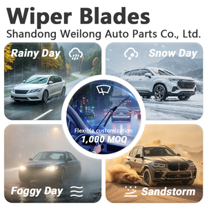 Escobillas Limpiaparabrisas Delanteras Universales de Caucho Natural Carall para Previa, Múltiples Modelos, Compatibles con OEM - Product Image 5