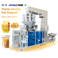 Machine d'emballage Doypack entièrement automatique à pesage multi-têtes pour pop-corn, snacks et aliments en sachets à fermeture éclair