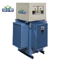 Régulateur de tension à induction triphasé CA 310V/380V/450V, stabilisateur immergé dans l'huile, cuivre SVC 100 KVA 50/60Hz numérique