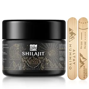 Biocaro OEM Organic shilajit paste shilajit extract supplements multiple Minerals Fulvic Acid Shilajit Resin Pure Himalayan