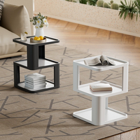 Table basse moderne en bois massif, durable et luxueuse, pour le salon, meubles de maison