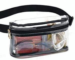 Sac banane unisexe imperméable de haute qualité, transparent, holographique, réfléchissant au laser, avec fermeture éclair en PU, pour l'extérieur - Product Image 5