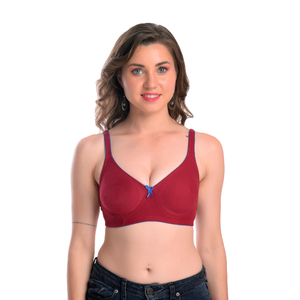 Sujetador sin costuras de cobertura total para mujer |   Tela Suave de Poliéster y Algodón |   Correas Ajustables |   U-Back |   Cierre Trasero, Tallas de Copa A-E - Product Image 1