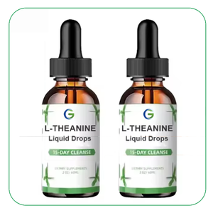 Supplément de sommeil en acides aminés Ausreson L-théanine Gouttes liquides Extrait de thé vert Pure 100% L-théanine liquide - Product Image 1