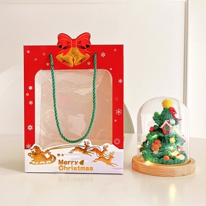 Adornos navideños de árbol de Navidad hechos a mano con hilo de tejer, decoración navideña, set de regalo creativo. - Product Image 6