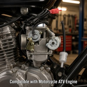 Carburador de alto rendimiento JK de 24 mm para sistemas de combustible de motocicletas GY6 de 4 tiempos <span class=keywords><strong>125cc</strong></span> 150cc, piezas de repuesto al por mayor para <span class=keywords><strong>ATV</strong></span>/UTV - Product Image 5