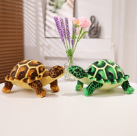 Peluche Animale Marine Tortue Verte Réaliste Tortue Marine Brune Cadeau Promotionnel Jouet en Peluche Vente en Gros Usine de Jouets en Peluche