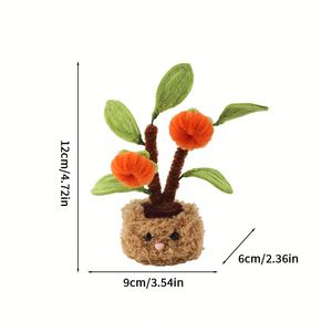 A Tree of <b>Sweet</b> Wishes Mini Twisting Stick Craft Kit Create a Fuzzy Persimmon Treeb Symbol of Good Luck Perfect Meaningful Gift - Product Image 4