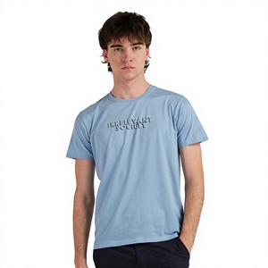 Fabricant de t-shirts en coton de qualité supérieure, logo personnalisé, vente en gros, t-shirts unisexes à col rond et manches courtes, fournisseur de vêtements - Product Image 1