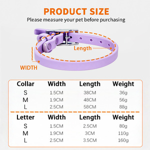 OFFERTA SPECIALE: <span class=keywords><strong>Collare</strong></span> per Cani Fai-da-Te con 26 Lettere in Silicone Regolabili, Resistente e Multi-misura per <span class=keywords><strong>Cuccioli</strong></span> - Product Image 2