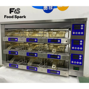 Comercial KFC restaurante de comida rápida equipo de cocina hamburguesa Patty carne hamburguesa máquina calentadora, estación calentadora de hamburguesas - Product Image 5