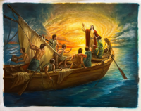 Musée d'art original Qualité Style religieux Peint à la main Christian Jesus Toile Art mural pour salon Fonction suspendue