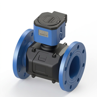 Compteur d'eau ultrasonique à bride bleue avec sortie Modbus RS485 DN100-DN500