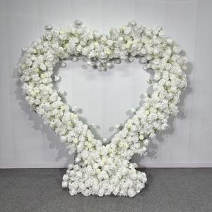 T-HFA103 Arche de mariage de haute qualité avec fleurs, arche de fleurs artificielle, toile de fond pour décorations de mariage - Product Image 2