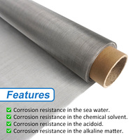 Kain Kawat Anyaman Paduan Nikel Tembaga Monel 400 Kelas Kelautan Tahan Korosi untuk Penyaringan Air Laut