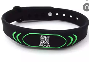 Pulsera Inteligente de Silicona Personalizada a Prueba de Agua de 13.56mhz <span class=keywords><strong>con</strong></span> <span class=keywords><strong>NFC</strong></span> Programable, Pulsera RFID de Goma para Pagos sin Contacto - Product Image 3