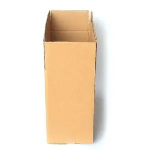 원료 갈색 색상 단일/더블 벽 골판지 상자 가격
