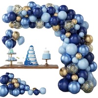 décorations gonflables personnalisées joyeux anniversaire à l'hélium ensembles de ballons en latex mat pour les fêtes