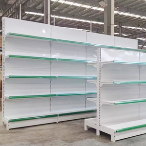 Bán buôn giá rẻ tùy chỉnh kệ đa cấp kim loại kệ hiển thị nhà bếp Snack cửa hàng tạp hóa cửa hàng sân bay siêu thị kệ - Product Image 4