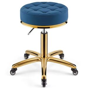 Sillón de belleza con ruedas, silla de peluquería, banco de trabajo grande especial para salón de belleza, silla elevadora y giratoria - Product Image 3