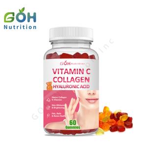 GOH tedarik <span class=keywords><strong>Vitamin</strong></span> sakızlı OEM C vitamini kollajen hyaluronik asit Gummies - Product Image 2