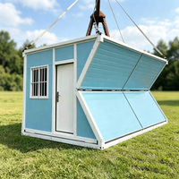 Maisonnette pliable, conteneur de cuisine, bureau préfabriqué, maison de camping, cabane portable pour hôtel et camping