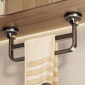 Toallero Doble Adhesivo Blue Vine con 2 Barras, Sin Taladro, para Baño, Cocina, Sala de Estar, Balcón - Product Image 3