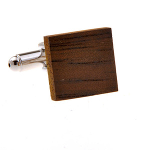 Personalizado al por mayor de alta calidad nuevos hombres accesorio aleación elegante natural rojo madera <span class=keywords><strong>gemelos</strong></span> para traje camisas - Product Image 6