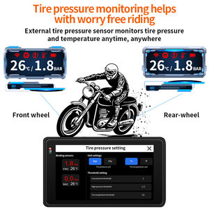 5 Inch TouchscreenMotorcycle Dvr Motorcycle Camera <strong>Motorbike</strong> Carplay <strong>Dashcam</strong> with Tyre Pressure Monitoring <strong>Motorbike</strong> GPS - Product Image 4