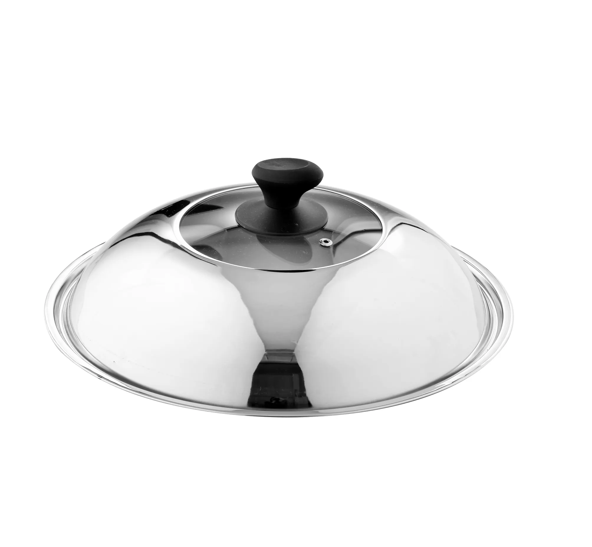 Nấu Ăn Nồi Bìa Cookware Wok Bìa Thép Không Gỉ