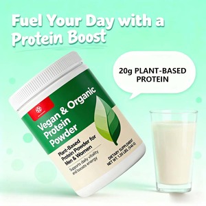 טבעוני & אבקת חלבון אורגנית לגברים ולנשים תומך חיוניות יומיומית ומגביר את תוספת אבקת חלבון צמחי - Product Image 4