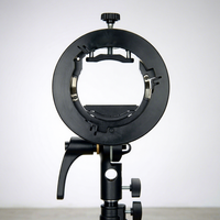 Support pliable de type S pour boîte à lumière souple, compatible avec les flashs de studio Bowens, ensemble de boîtes à lumière souple noires S2 pour Godox